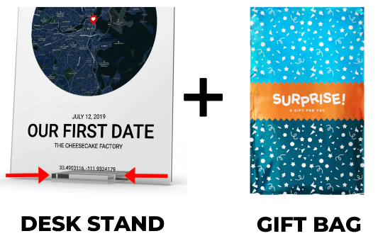 Plaque + Free Gift Bag + Free Desk Stand